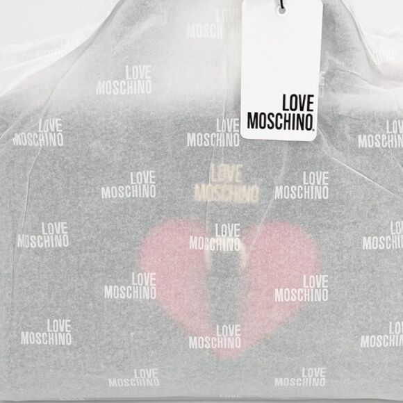 White and Red Heart Women's Bag - Picture 4 of 8